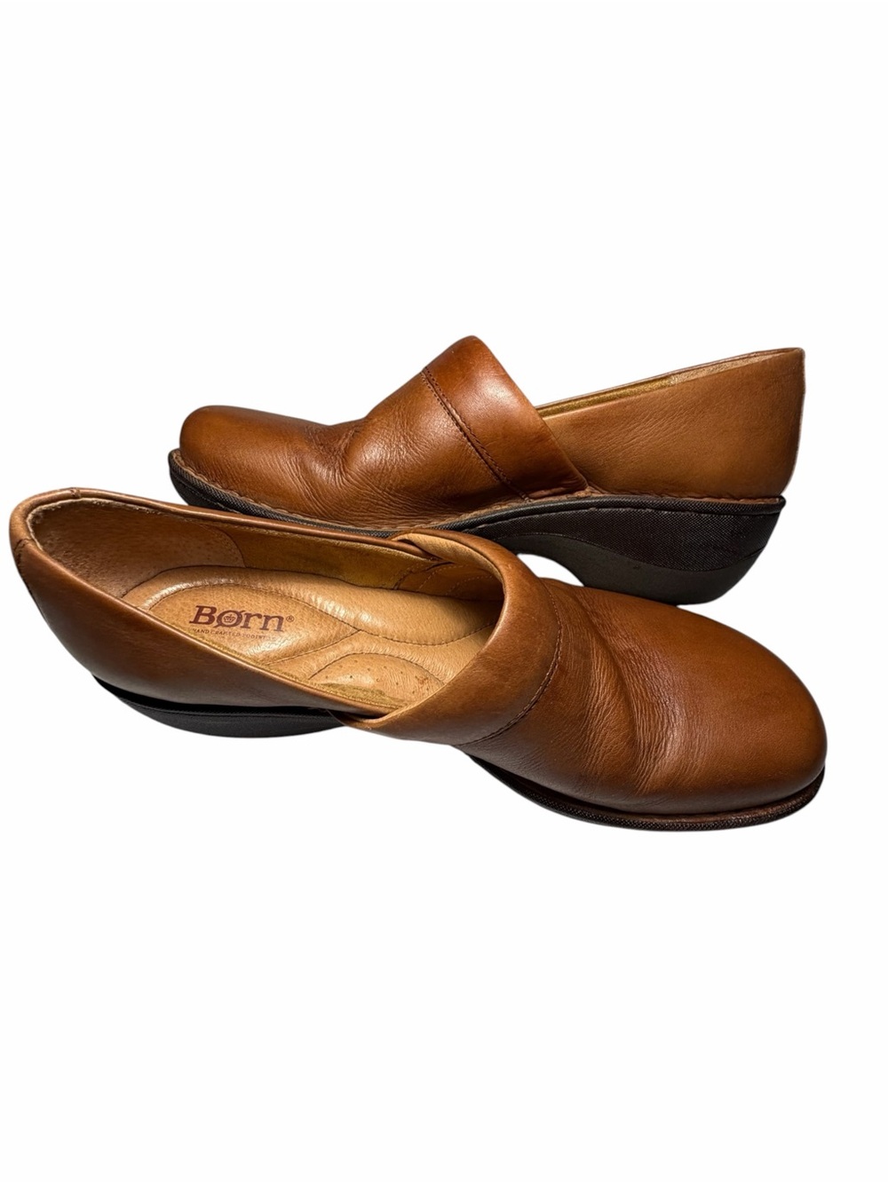 B.O.C Born Toby Duo Brown Leather Slip-On Loafers Womens 9.5 - Picture 4 of 15